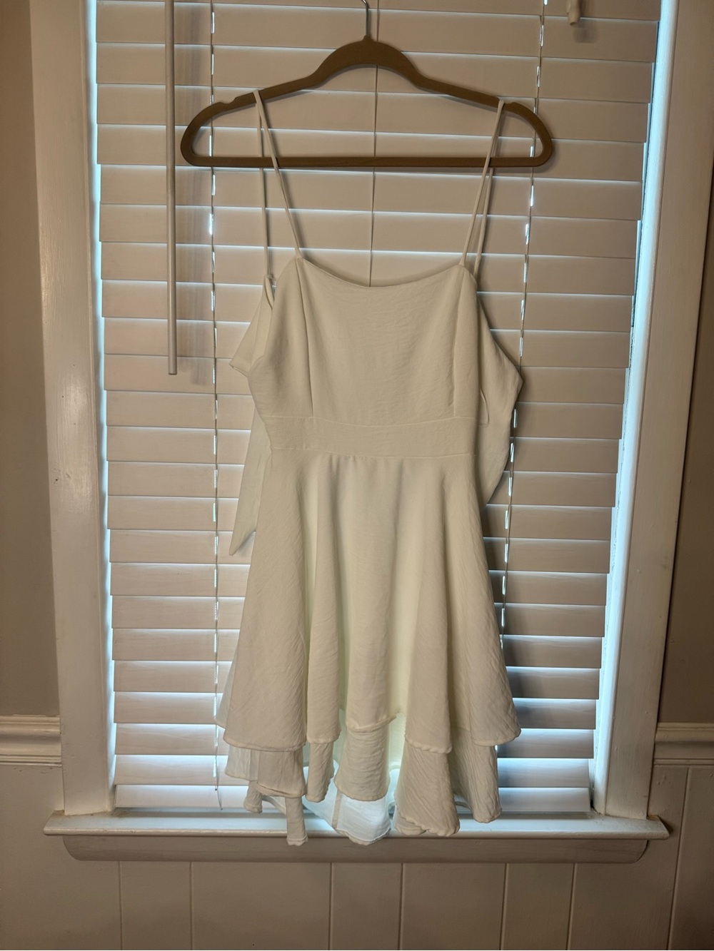 White Spaghetti Strap Dress